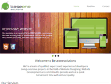 Tablet Screenshot of baseonesolutions.com